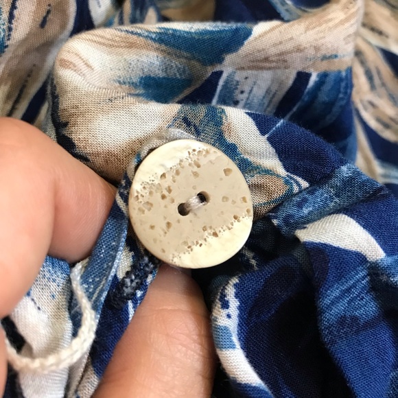 Vintage TALL GIRL jumpsuit one piece tropical floral extra wide flowy legs - Picture 10 of 16